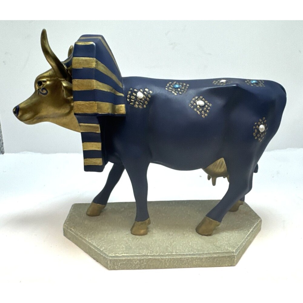 Retired 2000 Cow Parade Tutancowmon Figure  Figurine #9126